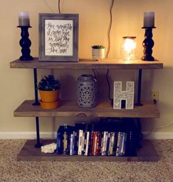 Rustic bookshelf