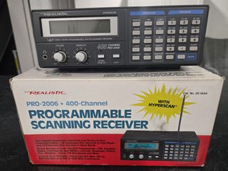 Vintage Realistic Pro2006 400 Channel Programmable Scanning Receiver 20-145A