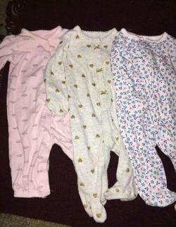 Newborn carters onsies NEW