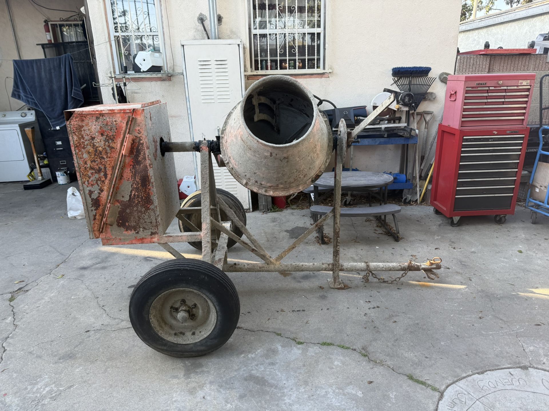 Mixer Canoga De Gasolina ⛽️ Motor Honda Barato Prende Y Se Apaga Así Como Está