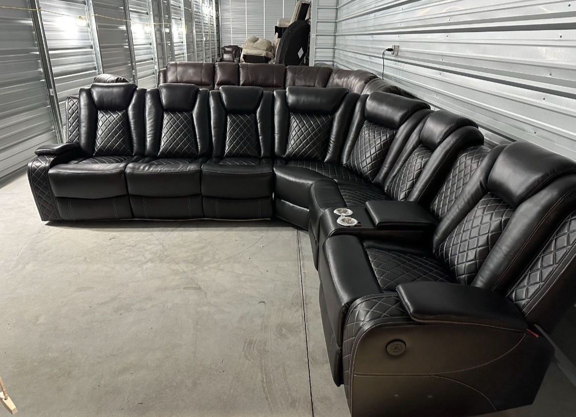 Brand New Power Reclining Sectional Couch