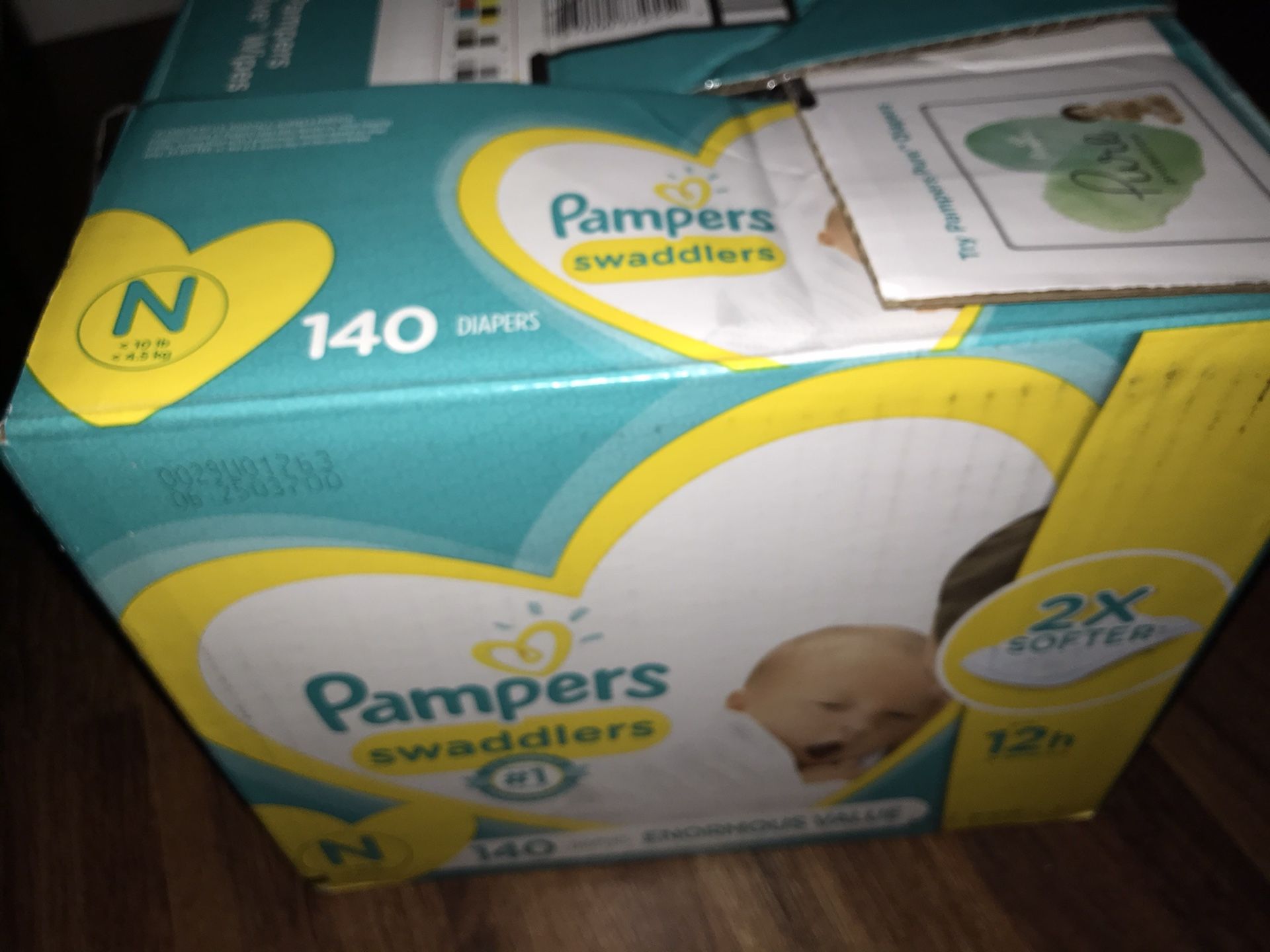 Pampers swaddles