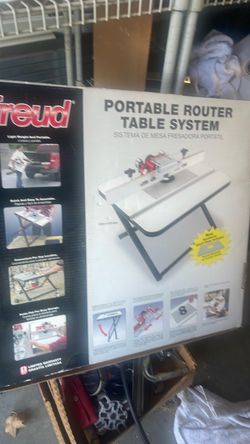 Freud portable router table system new