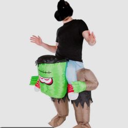 Franky carrying me - Inflatable Halloween Costume - New