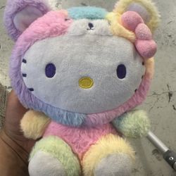 Hello Kitty Rainbow Plushie $12 Or OBO 