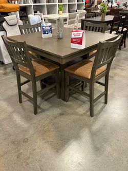 Five piece counter height Dinette set