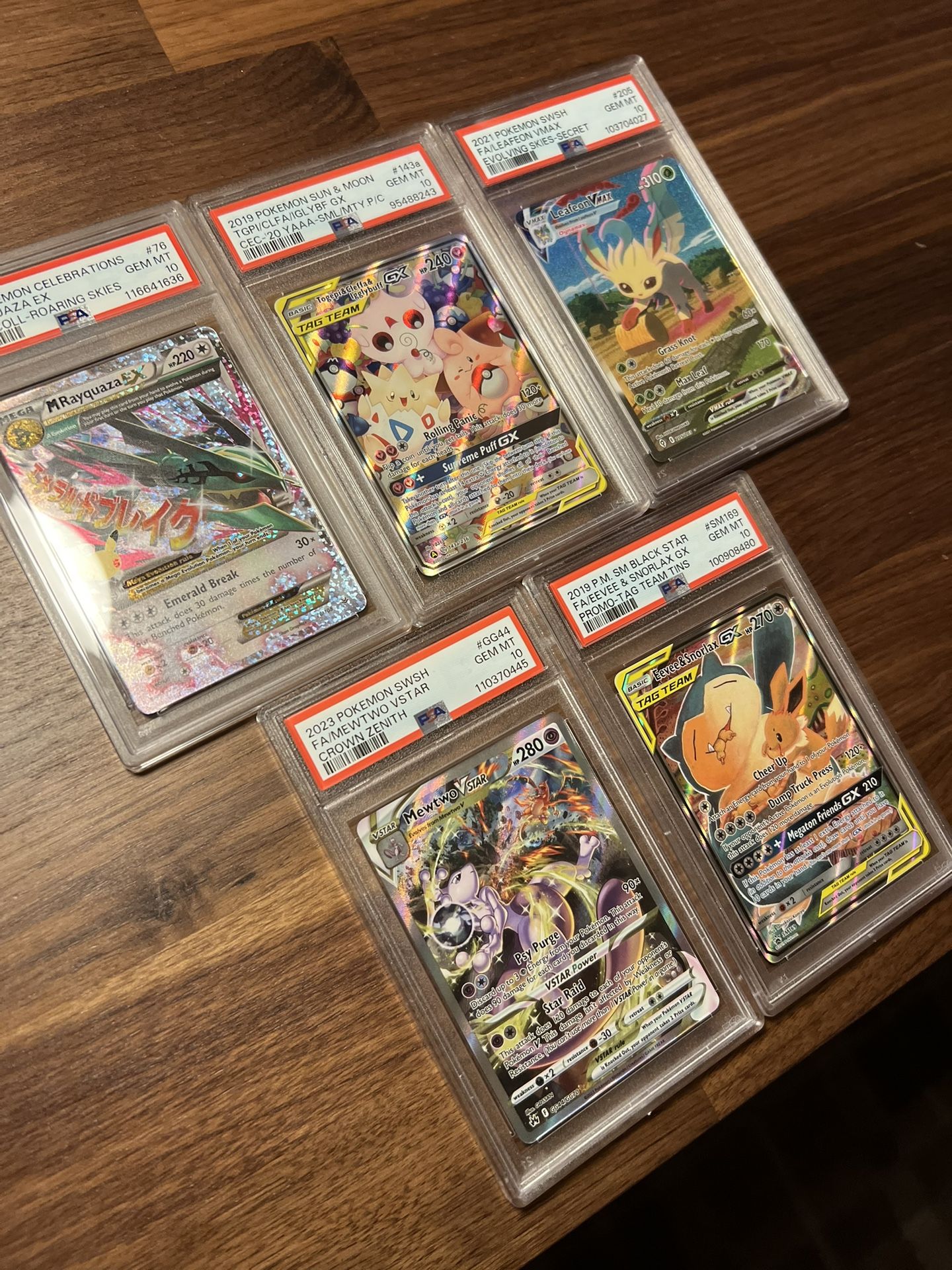 Graded English Pokémon cards