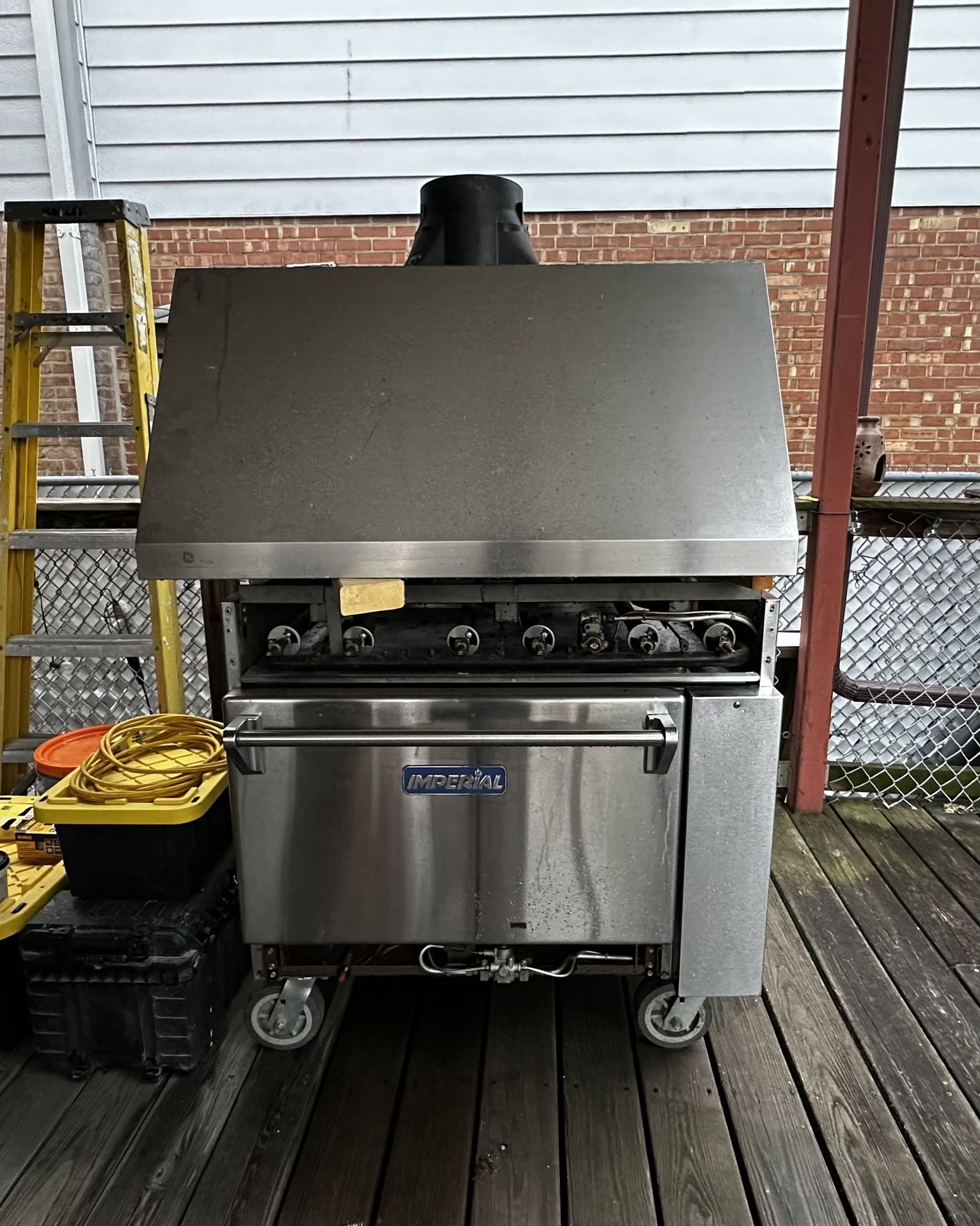 Imperial 6 Burner Gas Range W/ Standard Oven