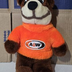 A&W Root Beer "Rooty the Great Root Bear" plush