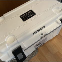 Pelican 70 Qt Cooler White