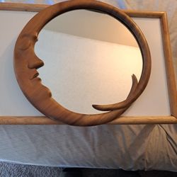 Myrtle wood mirror.\nHargrove and sons gift factory salem oregon
