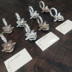 Vintage Placecards And Napkin Holders 