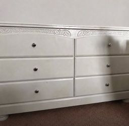 white spacious dresser