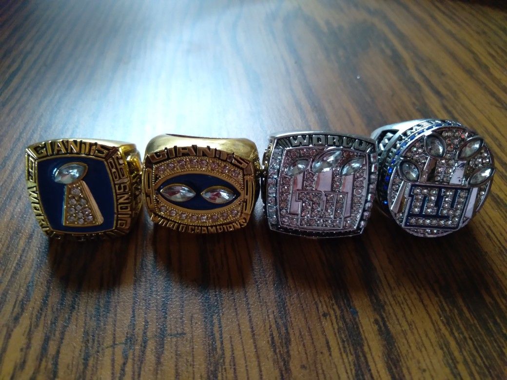 N Y Giants Championship Ring Set 