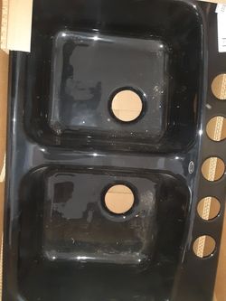 KOHLER K-5942-5U-7 Brookfield Undercounter Kitchen Sink, Black Black