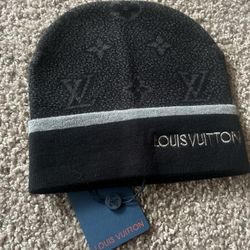 LV Black Knit Winter Beanie – Premium Quality – New