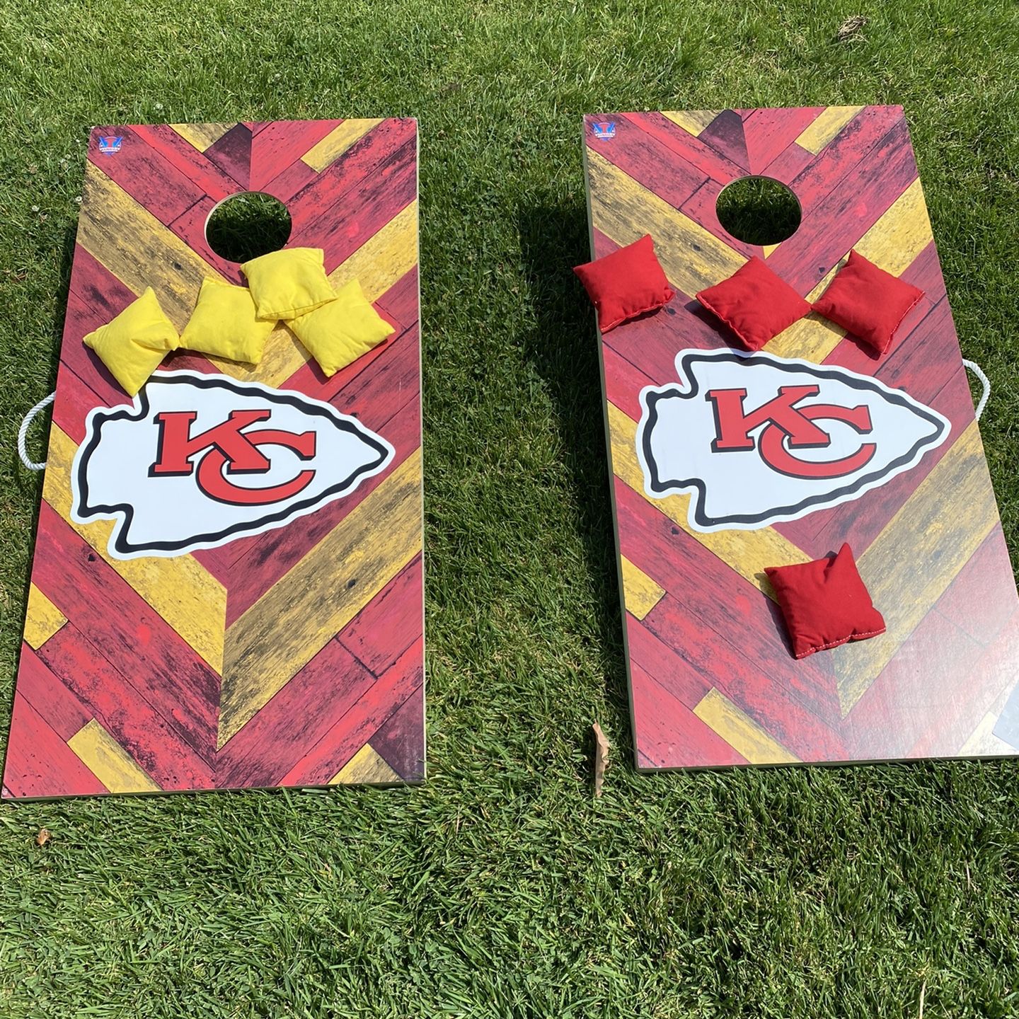 chiefs cornhole boards