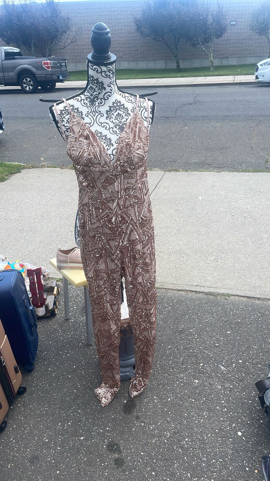 Prom Dress Plants Suit