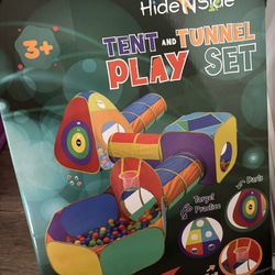 Tent And Tunnel Play Set 