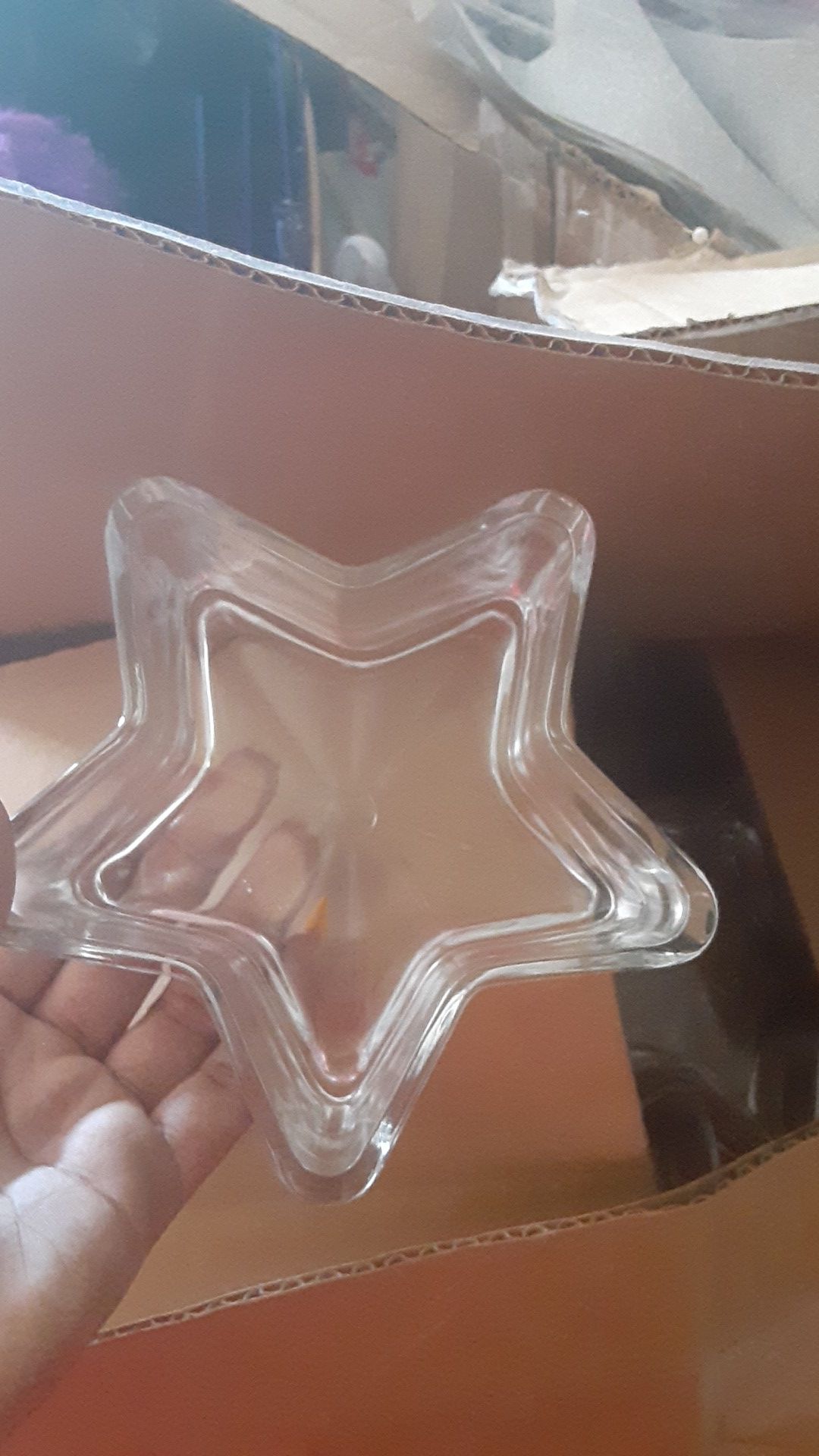 Star glass party decor