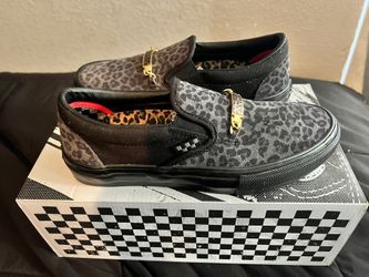 Cheetah Slip On Vans 