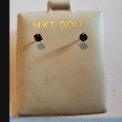 14 k gold earrings