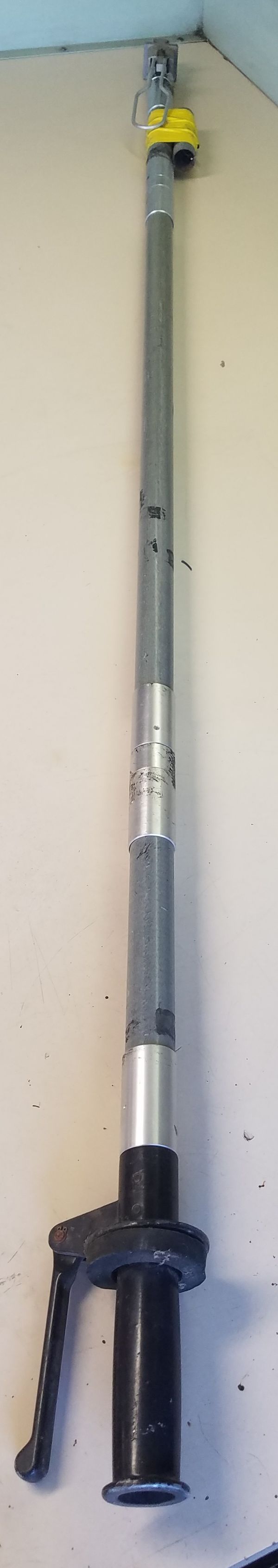 6' Hilti powder actuated tool extension pole with trigger and gun