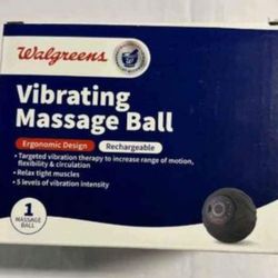 Walgreens - Vibrating Massage Ball 5 Intensity Levels Rechargeable - NIB