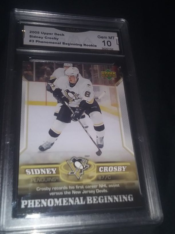 Gma 10 2006 Upper Deck Sidney Crosby Rookie Card