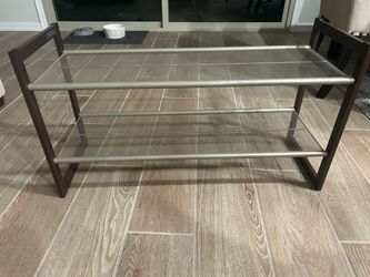 Metal Shoe Shelf