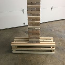 Giant Jenga With Optional Storage Crate