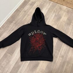 spyder hoodie og red rhinestone