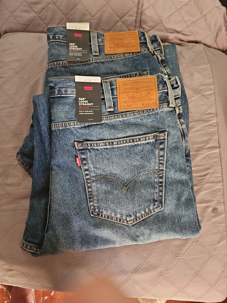 Levis 38×32 Man 568