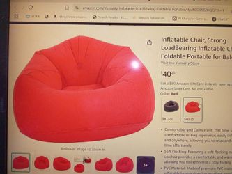 Red Inflatable Chair 
