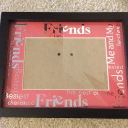“best Friends” 9 1/4” x 7 1/4” wooden photo frame – mint