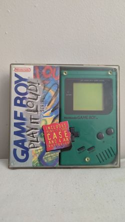 Nintendo Game Boy Play It Loud Green CIB Like New Complete w/ Manuals & Inserts