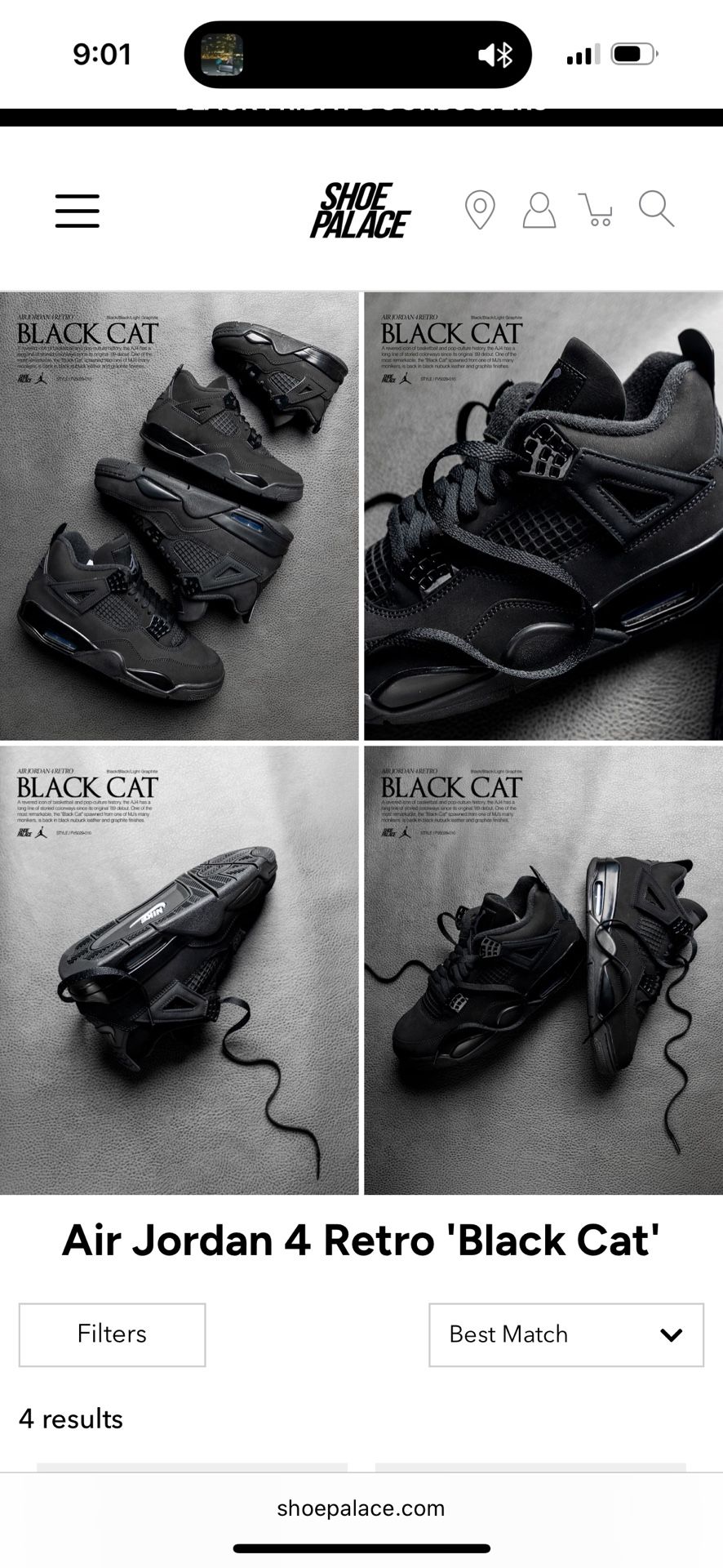 Jordan 4 BalckCat 2025 release