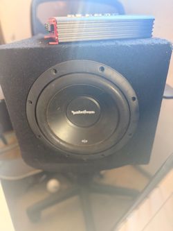 Rockford Fosgate Subwoofer in Enclosure with Amp