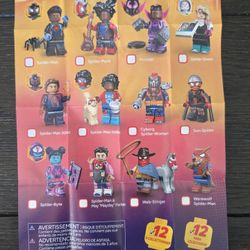 Lego Spiderman Across The Spider Verse Minifigures