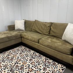 LIGHT BROWN SECTIONAL COUCH W/ FREE DELIVERY 
