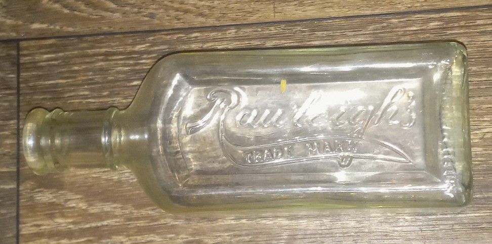 W.T. Rawleigh's Extract Glass Bottle - 1920's

