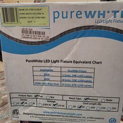 Pure White 12 Volts Pool Light 50 Ft 