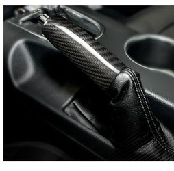 BRAND NEW FORD MUSTANG 2015-2023 REAL CARBON FIBER PARKING BRAKE CAR HANDBRAKE COVER