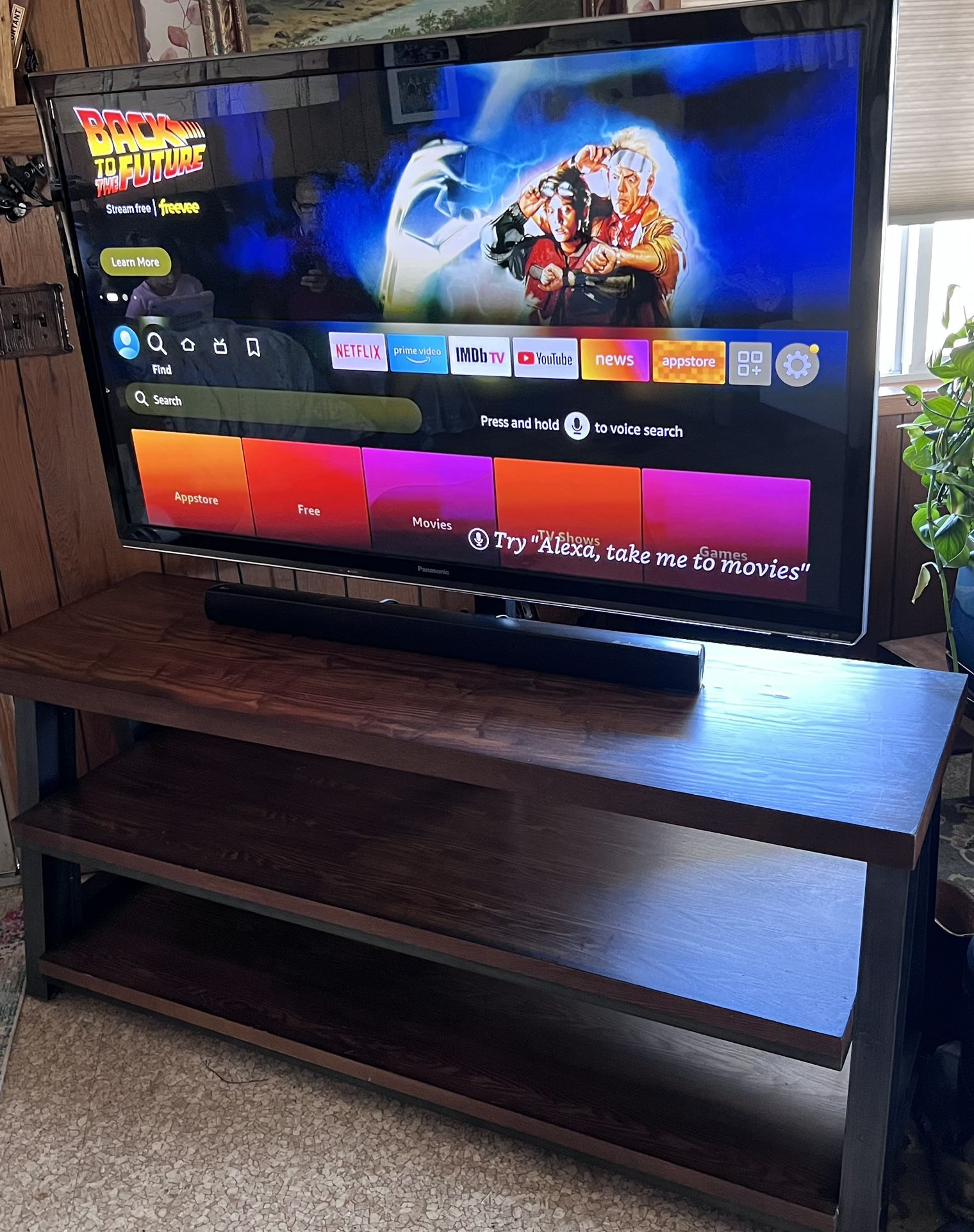 55” Panasonic TV & Entertainment Center