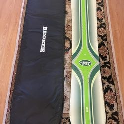 K2 SNOWBOARD IN PERFECT CONDITION, BAG & BOOTS