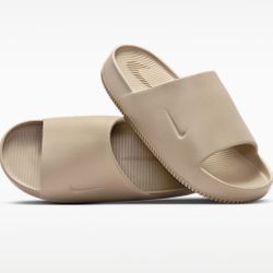 New Nike Men’s Slides (Size 7 | Khaki)