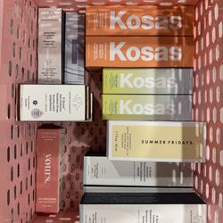 Summer Fridays, Kosas, Drunk Elephant, Fenty skin