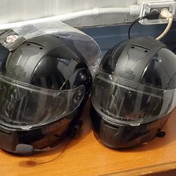 2 Harley Davidson XXL 3/4 Helmets