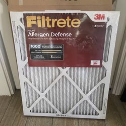 Filtrete Allergen Defense Air Conditioner Filters 20x24x1