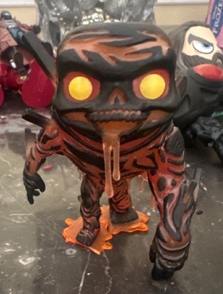 Spider man lava monster